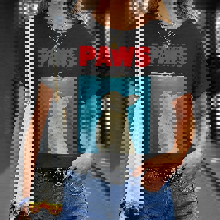 Paws Bunny 面白いパロディ ウサギ好きのギフト Tシャツ 彼女への贈り物