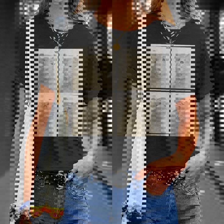 Photobooth おもしろ動物ネズミヴィンテージ自撮り写真撮影 Tシャツ 彼女への贈り物