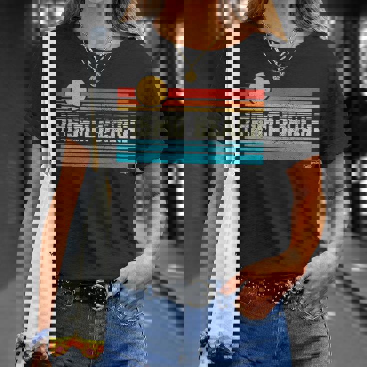 Pismo Beach ピズモビーチ カリフォルニア レトロ サンセット サーフ トリップ ラブ サーフィン Tシャツ 彼女への贈り物