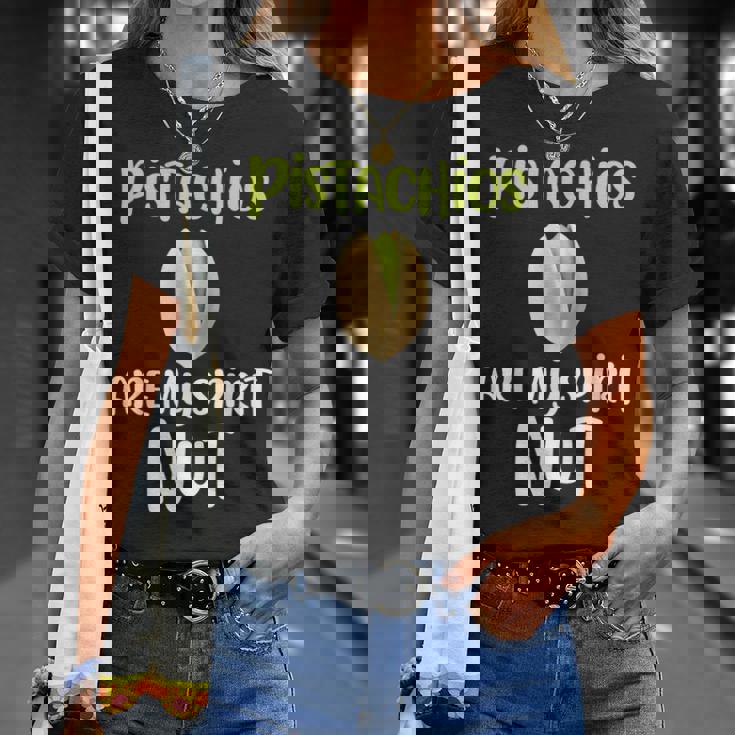 Pistachios Are Mypirit ナッツアイスクリームトッピングチョコレート Tシャツ 彼女への贈り物