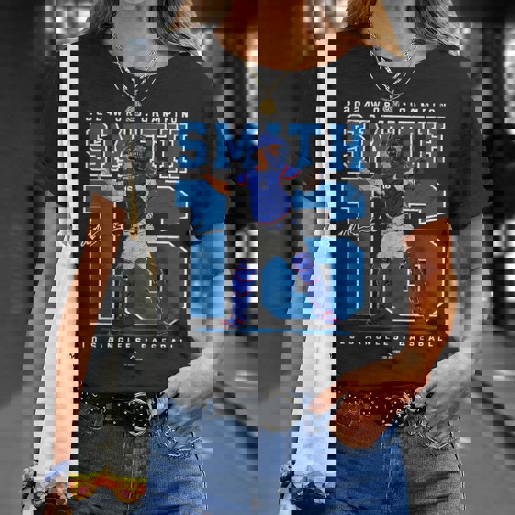 Player Number 2024 World Champion Willmith Los Angeles Tシャツ 彼女への贈り物