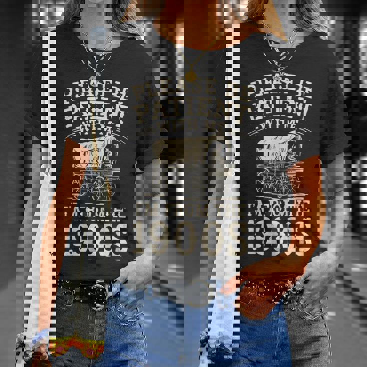 Please Be Patient With Me I'm From The 1900S ユーモア Tシャツ 彼女への贈り物