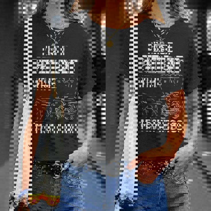 Please Be Patient With Me I'm From The 1900S 馬 Tシャツ 彼女への贈り物