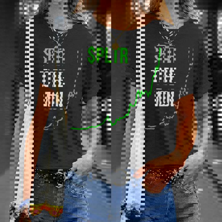 Pltr トゥザムーンストックティッカー Wsb 面白いミーム Tシャツ 彼女への贈り物