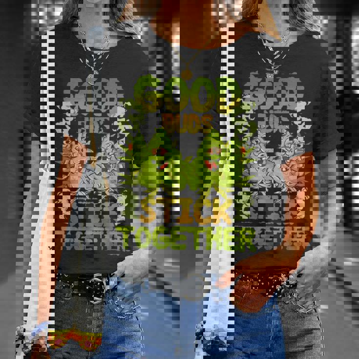 Pot Lovers マリファナ Good Budstick Together Cannabis Weed Tシャツ 彼女への贈り物