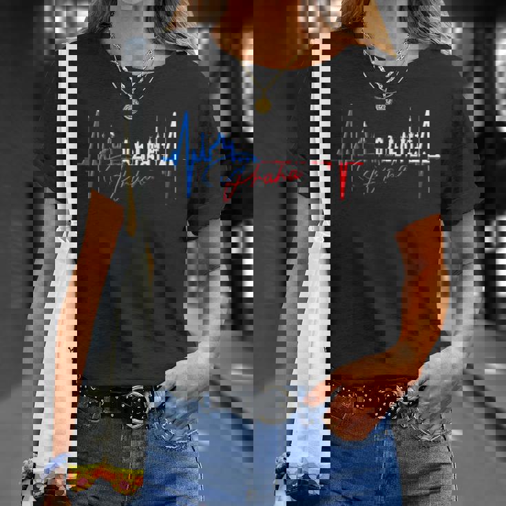 Pragakyline Latido Del Corazón República Checa Amo Praha Camiseta unisex Regalos para ella