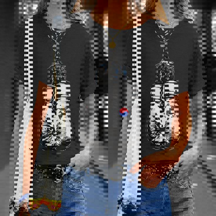 Proud Heritage 韓国国旗 ボクシンググローブ Tシャツ 彼女への贈り物