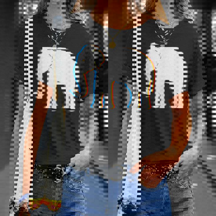 Psy Trance サイケデリックエレファントtシャツ Tシャツ 彼女への贈り物