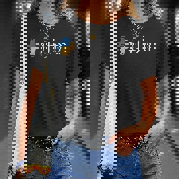 Python Programmer コンピューター デベロッパー Tシャツ 彼女への贈り物