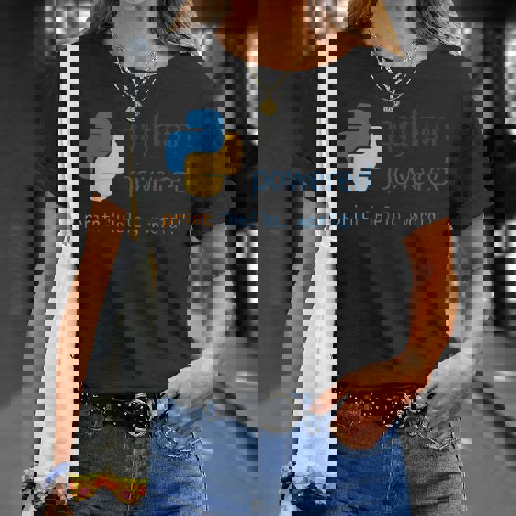 Pythonプログラマーティーコンピューター開発者 Tシャツ 彼女への贈り物