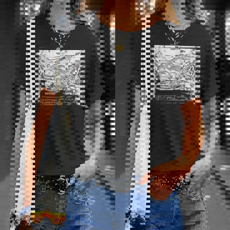 R 1200 Gsa ヴィンテージバイク アドベンチャー オートバイ Tシャツ 彼女への贈り物