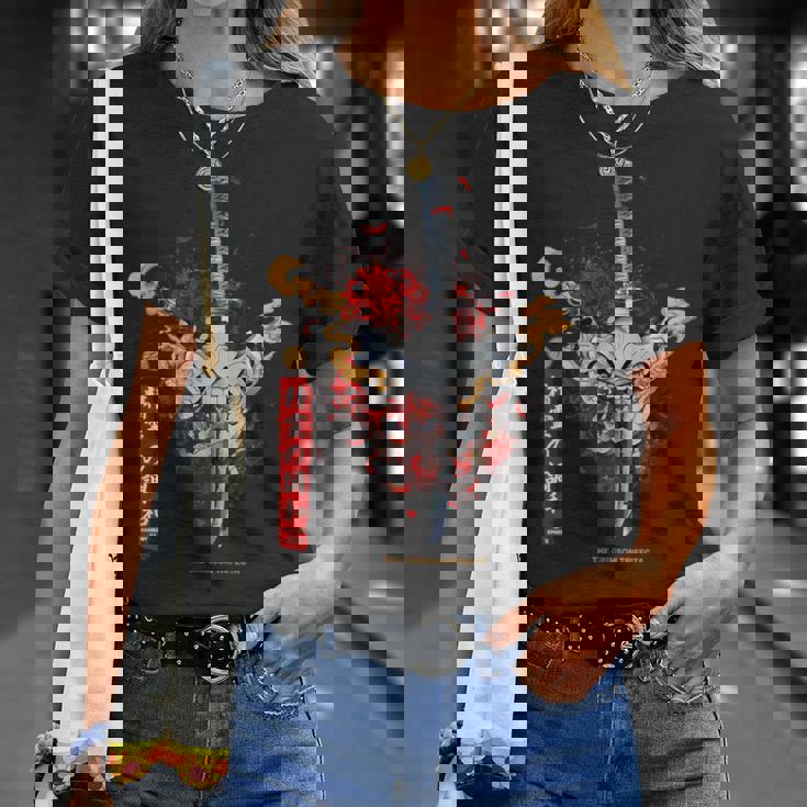 Redpider Lily And Japanese Anime Retro Oniamurai Mask Tシャツ 彼女への贈り物