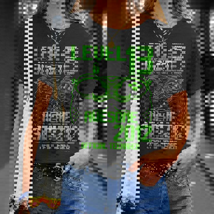 Regalos Oficiales Para Adolescentes De Nivel 13 Desbloqueados Para Niño De 13 Cumpleaños Camiseta unisex Regalos para ella
