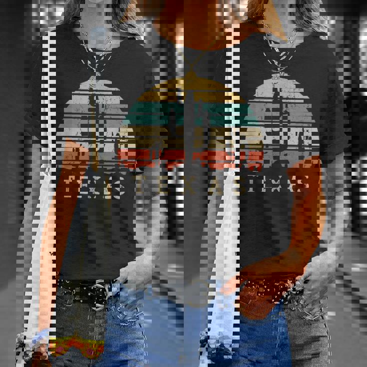Retro Texas Orgulloso Regalo De Raíces De Texas Para Hombres Camiseta unisex Regalos para ella