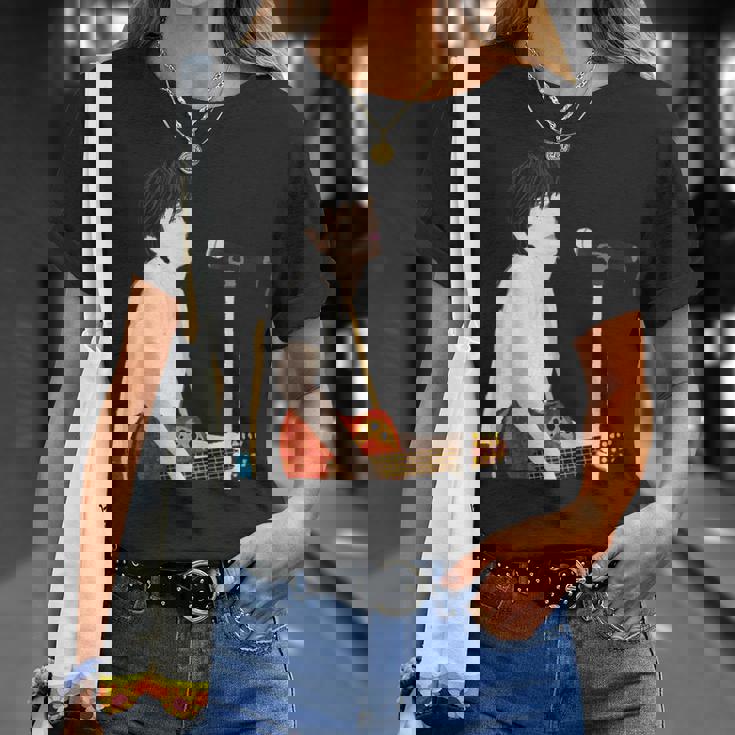 Rocker Old Rookie Original Illustration Bandman Rock Tシャツ 彼女への贈り物