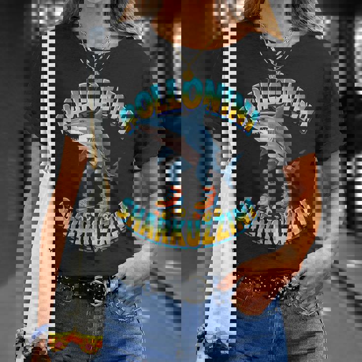 Rolloliniharkuzzini ミームローラーシャーク イタリアンブレインレッド Tシャツ 彼女への贈り物