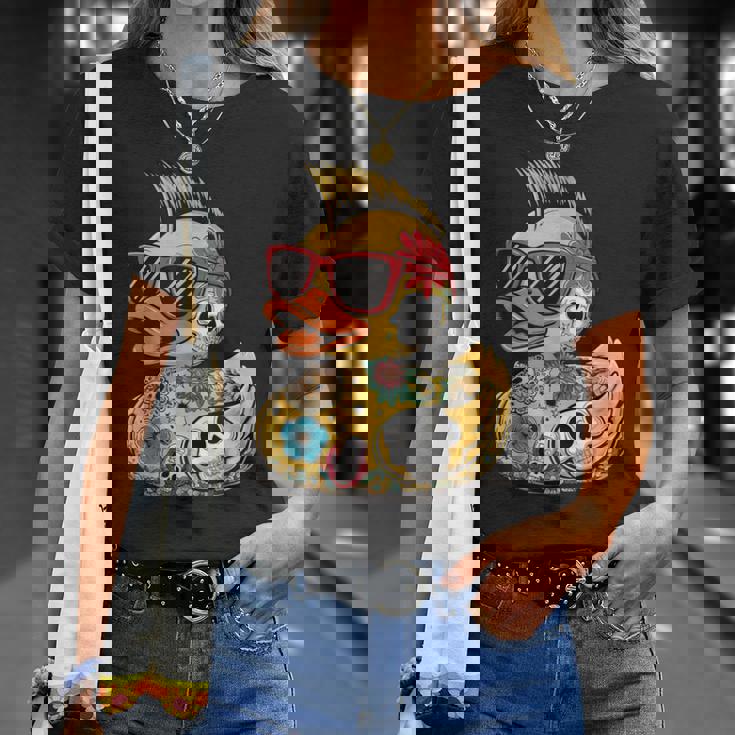 Rubber Duck Punk Heavy Metal T-Shirt Gifts for Her Rubber Duck Punk Heavy Metal T-Shirt Gifts for Her