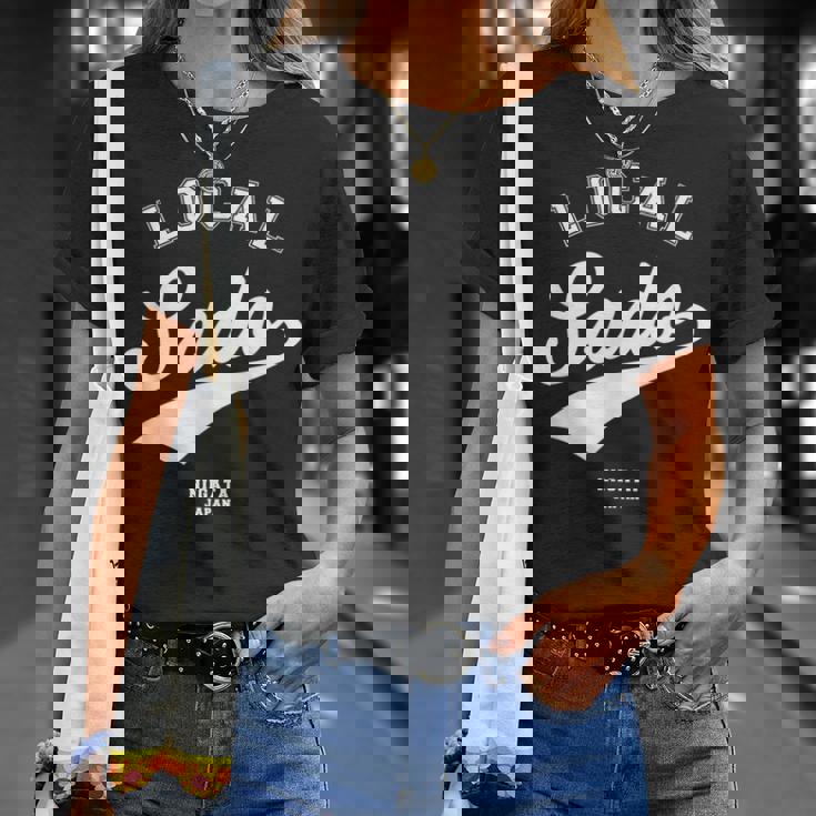 Sado Local 佐渡市ローカル 故郷 Tシャツ 彼女への贈り物