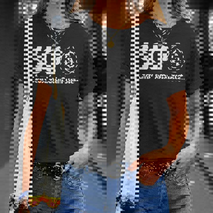 ScpecureContainProtect -Cp ファンデーション 2 Tシャツ 彼女への贈り物