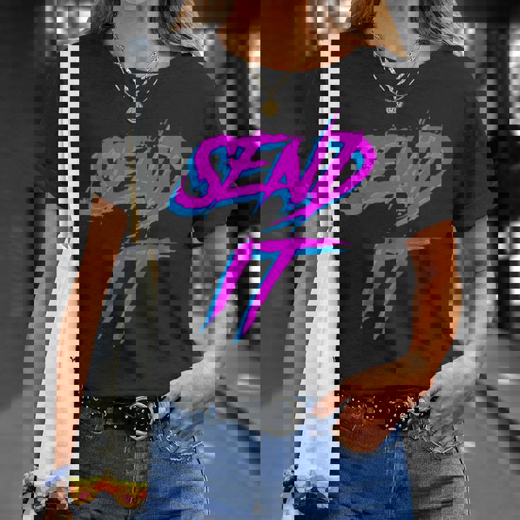 Send It Just Gotta スキー スノーボード Getendy モトクロス Moto Tシャツ 彼女への贈り物