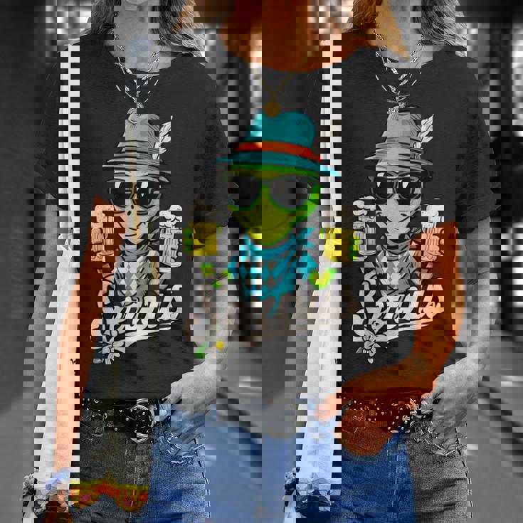 Servus Wiesn Gaudi – 面白いオクトーバーフェストビールバイエルンコスチューム Tシャツ 彼女への贈り物