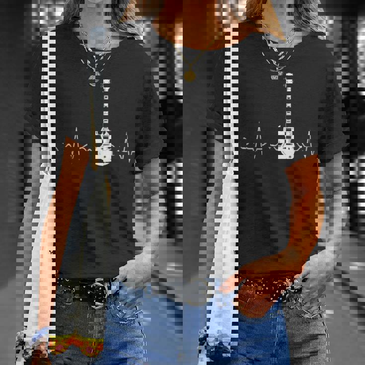 Sg エレキギター ハートビートシャツ Tシャツ 彼女への贈り物