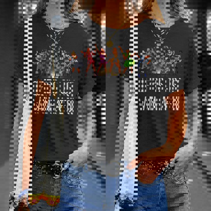 Six Queens Just Wanna Have Fun シアターミュージカル Tシャツ 彼女への贈り物