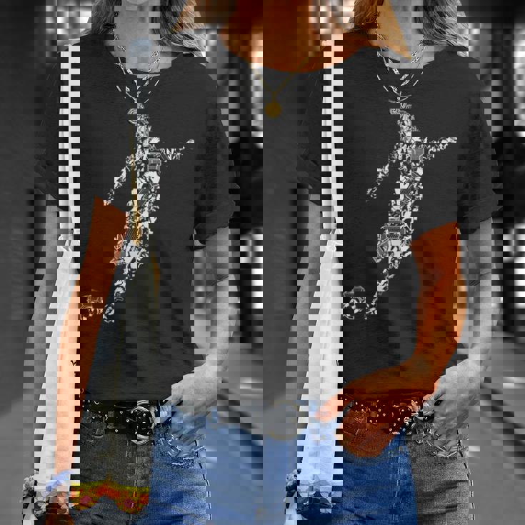 Soccer サッカー選手とのサッカー Tシャツ 彼女への贈り物