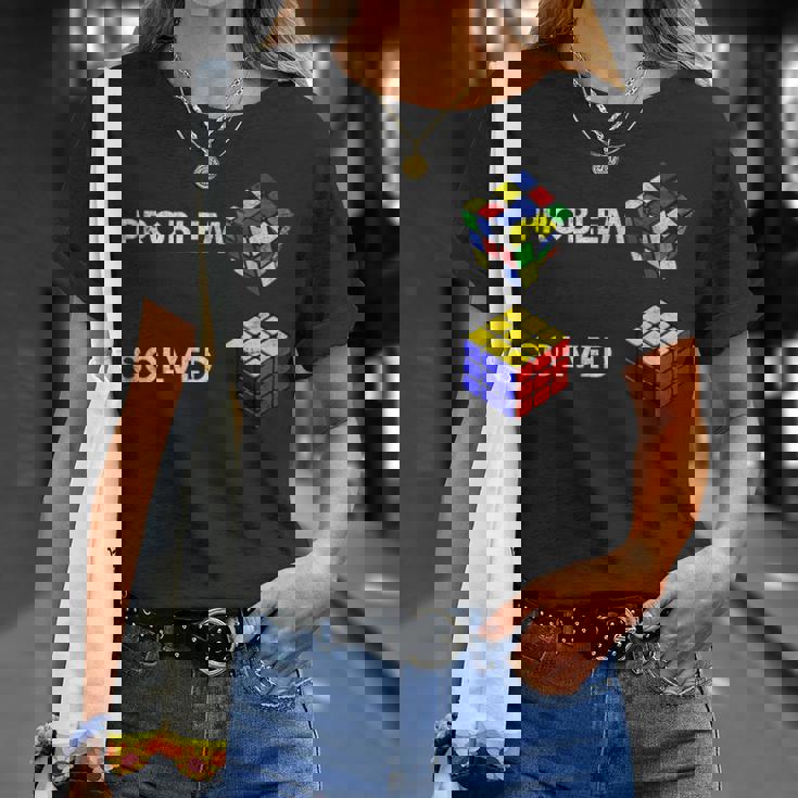 Speed Cubing Master パズル 3X3 算数キューブゲーム ルービックキューブ Tシャツ 彼女への贈り物