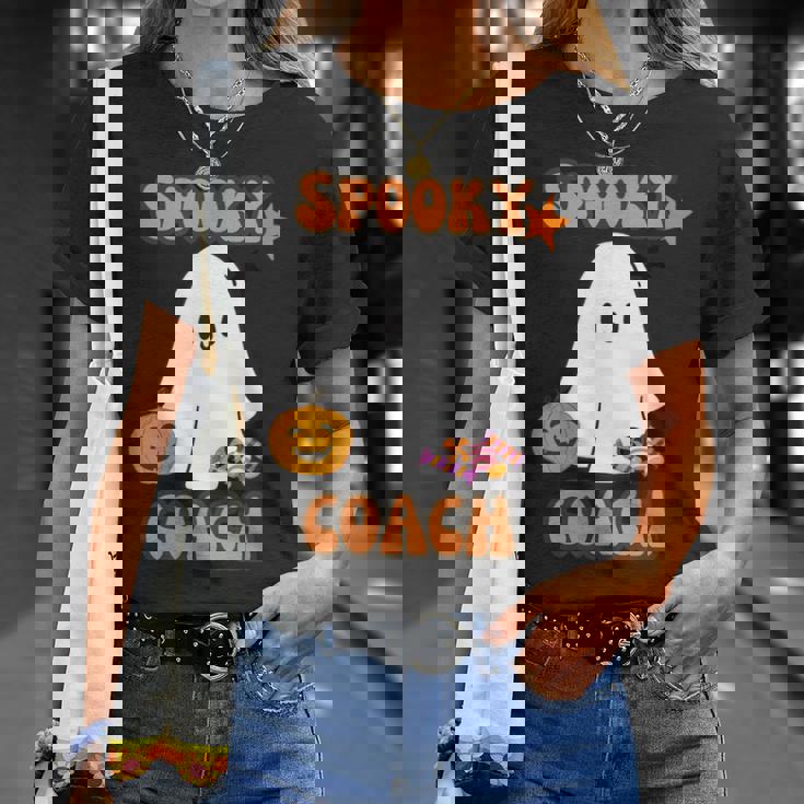 Spooky Ghost Dogs ハロウィンtシャツ コーチに最適 Tシャツ 彼女への贈り物