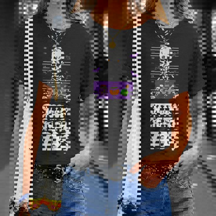 Squelette Effrayantkeletalibes T-Shirt Cadeaux pour elle