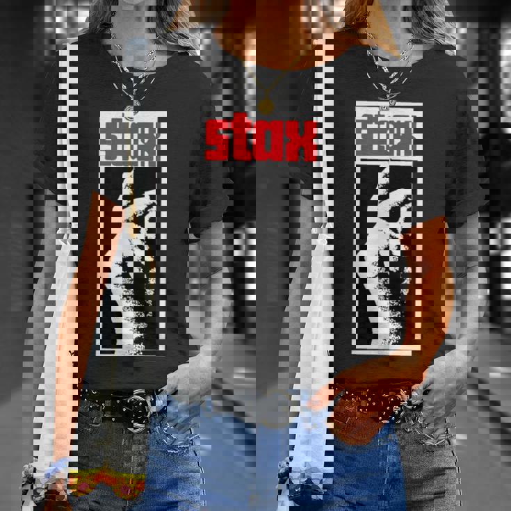 Stax「Classicnap」ロゴ。 Tシャツ 彼女への贈り物