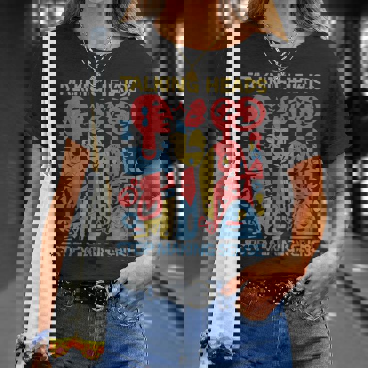 Stop Makingensee おしゃべりヘッド レトロ 面白いデザイン Tシャツ 彼女への贈り物