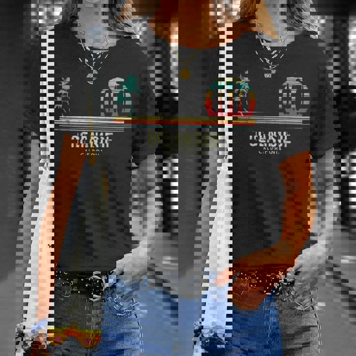 Surfista Californiaurf Oceanside ヴィンテージサーフボード Tシャツ 彼女への贈り物