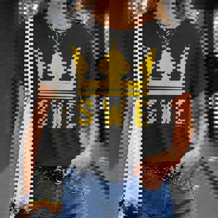 Swe With A Royal Crown スウェーデン Tシャツ 彼女への贈り物