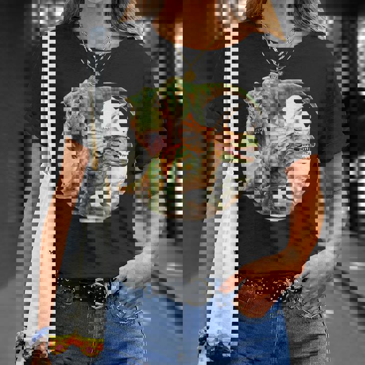 T-Rexs トリケラトプス・ファイティング Tシャツ 彼女への贈り物