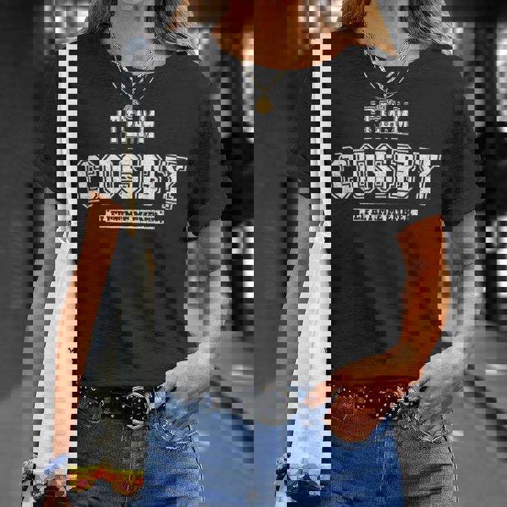 Team Cosby Lifetime Member Family 苗字 Tシャツ 彼女への贈り物