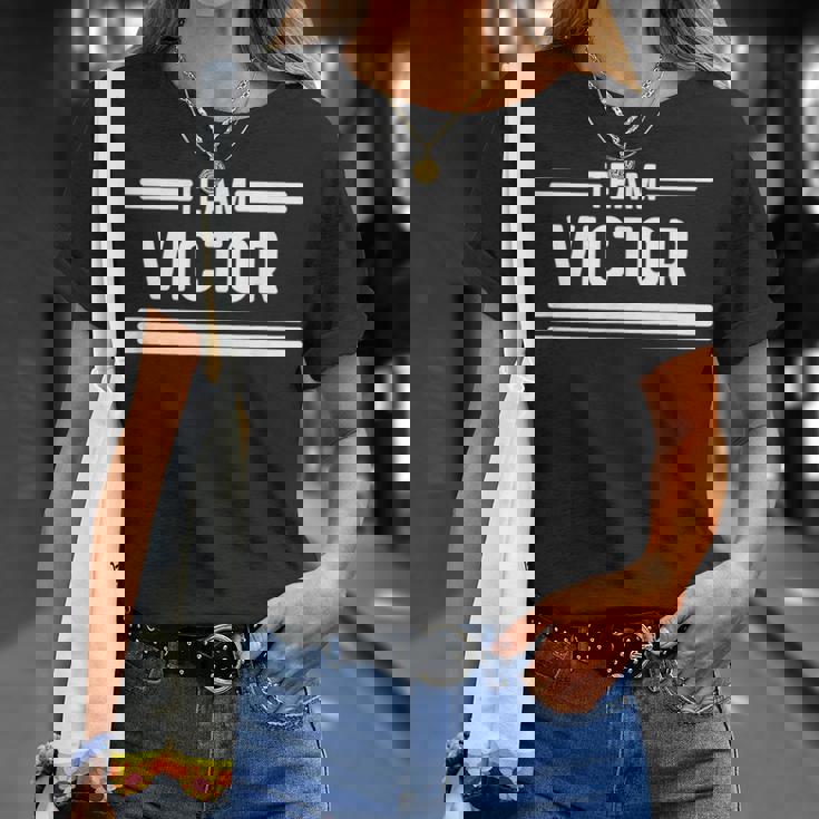 Teamictor ファミリーネーム Tシャツ 彼女への贈り物