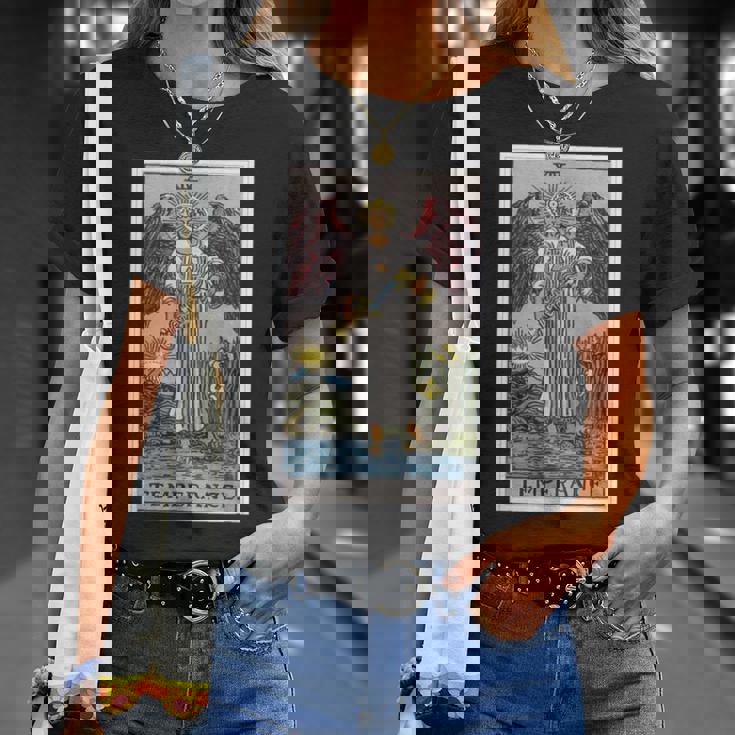 The Temperance タロットカード Tシャツ 彼女への贈り物