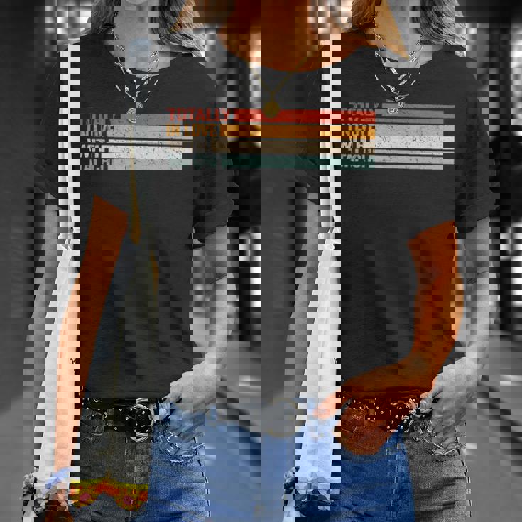 Totally In Love With Tai Chi レトロ マインドボディ ウェルネス 気功 Tシャツ 彼女への贈り物