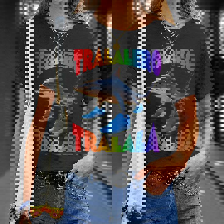 Tralalero Tralala イタリアンブレインロットミーム Tシャツ 彼女への贈り物