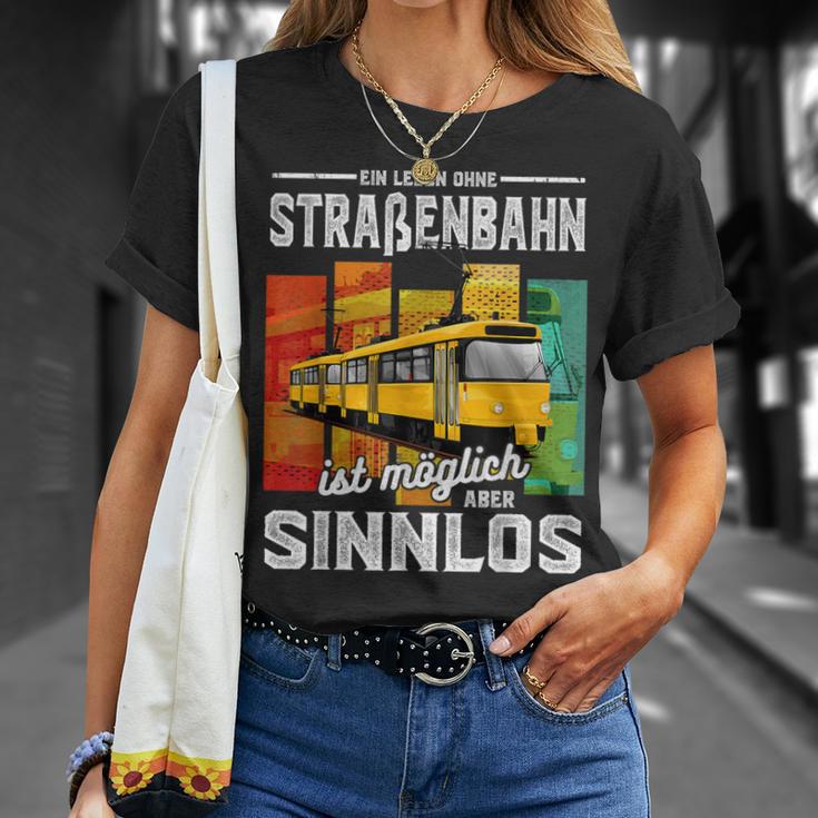 Tranvía T4d Modelo Conductor De Tranvía Camiseta unisex Regalos para ella