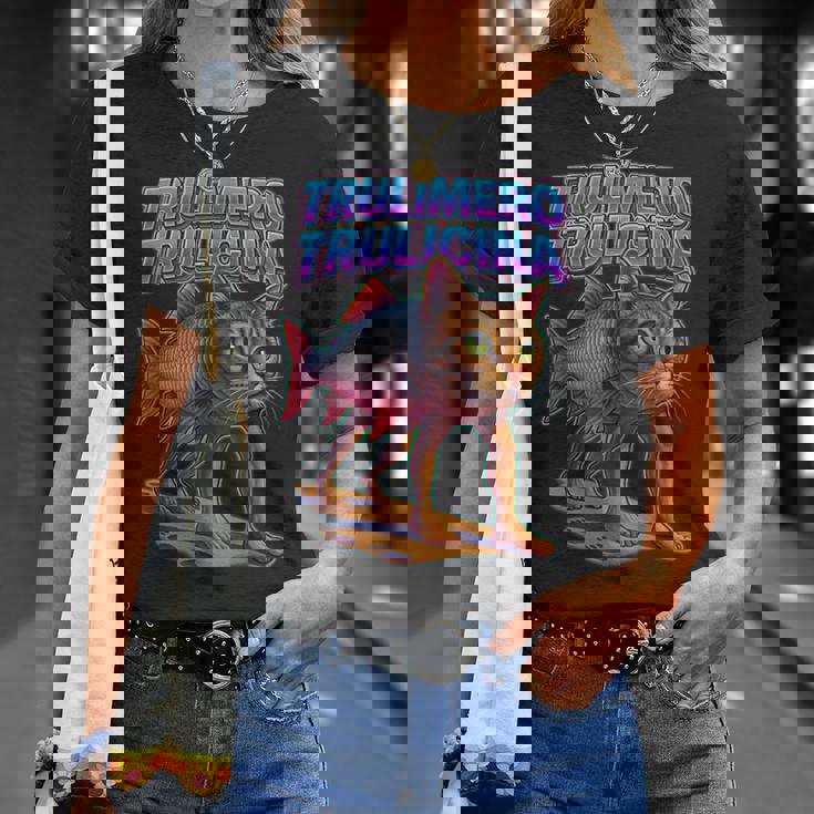 Trulimero Trulicina イタリアンブレインロットミーム Tシャツ 彼女への贈り物