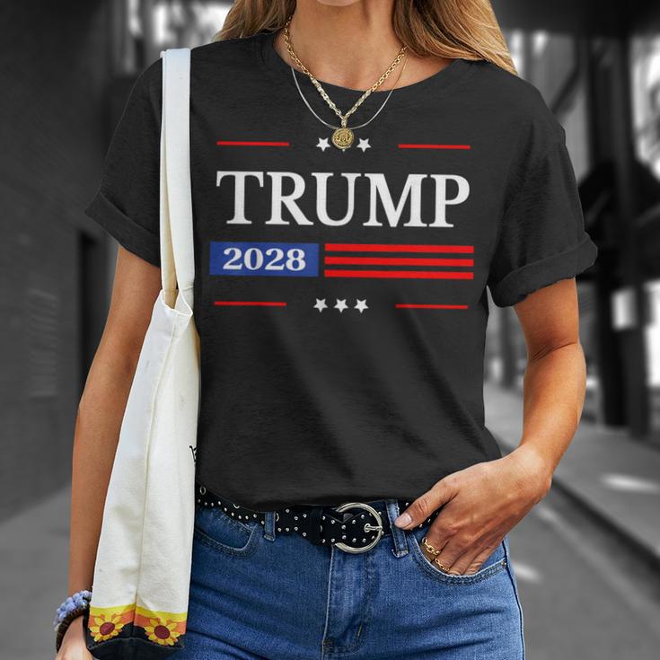 Trump 2028 Flag President Pro Trump 2028 American Flag T-Shirt Geschenke für Sie