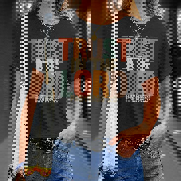 Trust In The Lord 箴言 3 Tシャツ 彼女への贈り物