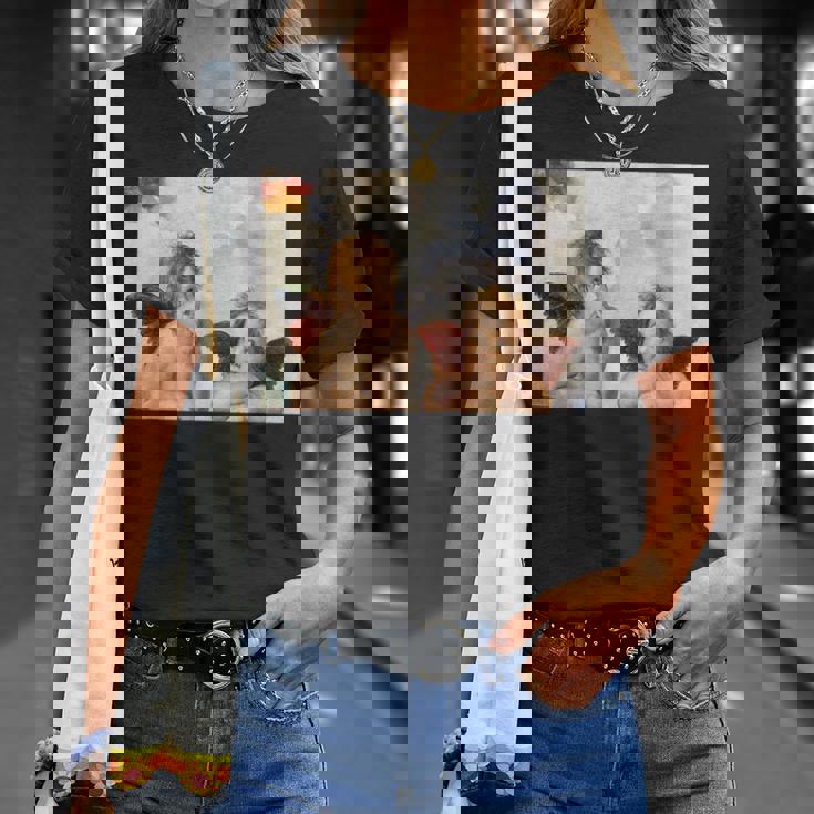 Two Angels Cherubs システィーナ Tシャツ 彼女への贈り物