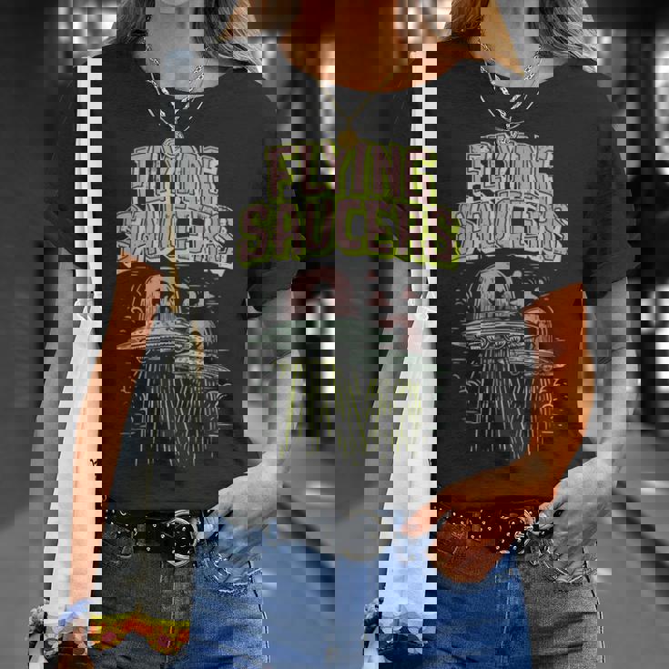 Ufo ロズウェルエイリアン空飛ぶ円盤おれは去りたい Tシャツ 彼女への贈り物