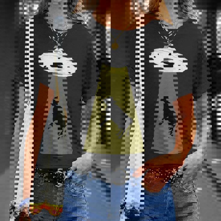 Ufo牛誘拐シャツ Tシャツ 彼女への贈り物