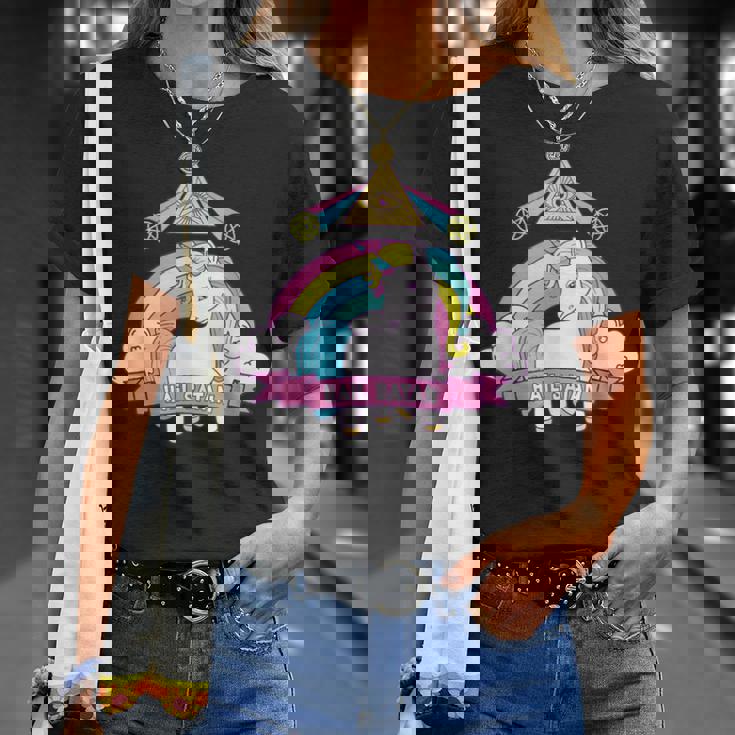 Unicorn Hailatan Devil Death Metal Rainbow Ocult Tシャツ 彼女への贈り物