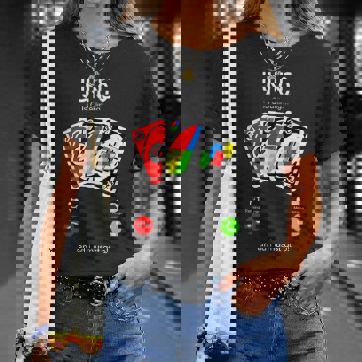 Uno Calls And I Must Be For Children Tシャツ 彼女への贈り物